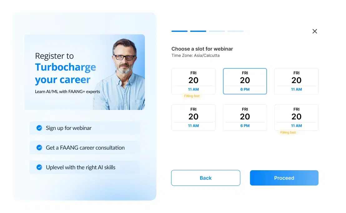 Registration step 2