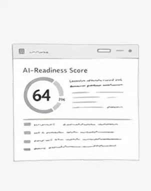AI-Readiness score wireframe